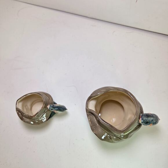 Royal Doulton The Poacher Toby Mugs Pair 1954 Mini & Small Sizes 2.5in 4in - Picture 8 of 11